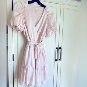 Ted Baker London - wedding guest/cocktail dress, etc. Blush Pink. Approx Size 2.
